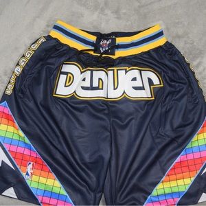 Just don Denver nuggets basketball shorts NEW L
